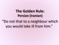 Golden Rule Iranian