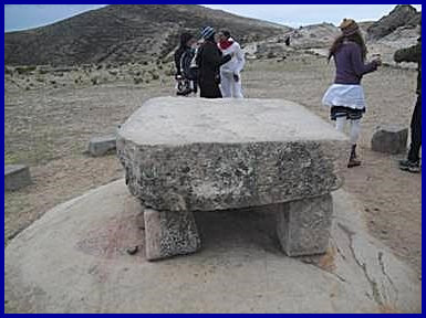 Altar on Island of the Sun – 2000 and 2011