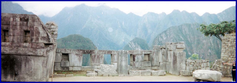 Temple of the Three Windows, Machu Picchu, Peru September 2000