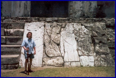 Palace at Palenque, Yucatan Peninsula, Mexico May 2000