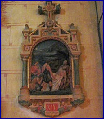 Station fourteen of The Stages of The Cross