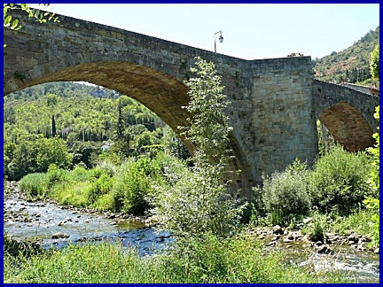 bridge in Alet Les Bains, France 2002