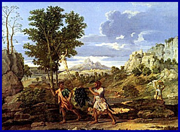 Autumn, or the Grapes of the Promised Land by Nicholas Poussin