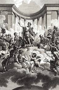(Dii Consentes) 12 gods lead by 3 gods (Capitoline Triad)