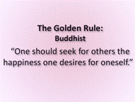 Golden Rule Buddhist
