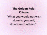 Golden Rule Chinese